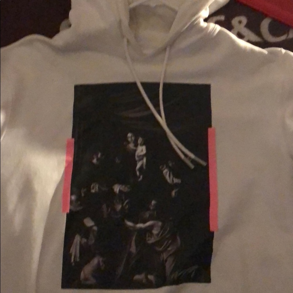 Off white mirror mirror hoodie